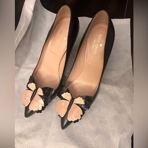 Kate Spade New York Pumps Shoes Black with Butterfly 7M